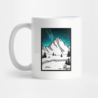 Milky Way Mountains Mug